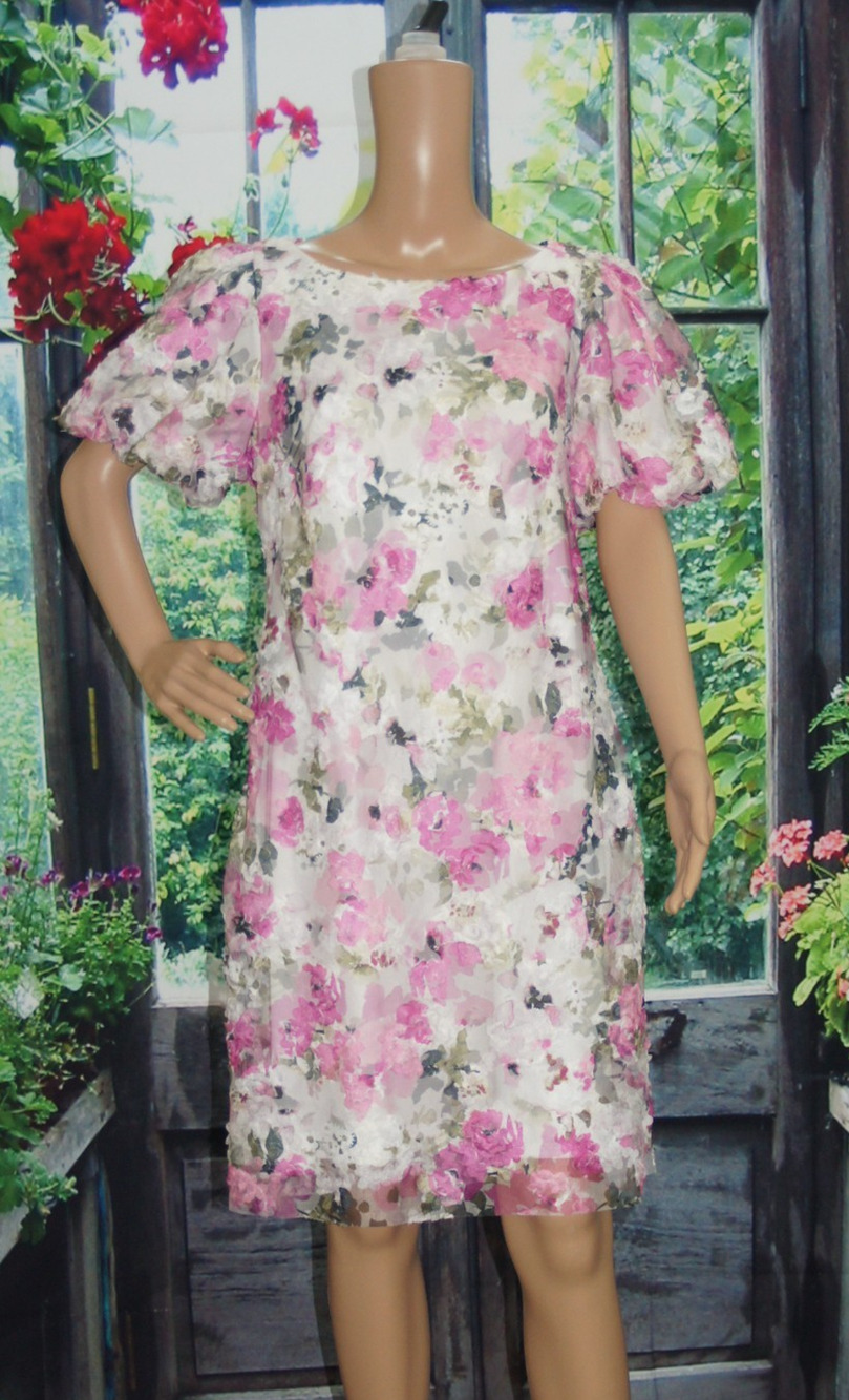 Jessica Howard 3D Floral Dress size 12
